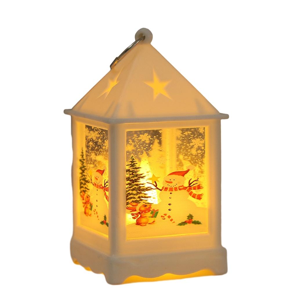 Night Light Christmas Led Candle Lantern Dining Table Decor Outdoor Porch Lamp