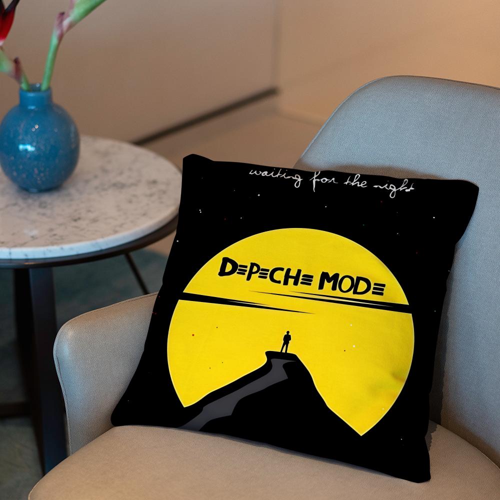 Band D-Depeche M-Mode Memento Mori Cushion Cover 2-in-1 Reversible Plush Pillow Cover | Car/Sofa/Bed | Perfect Gift