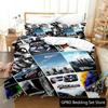 Fast and Furious 3D NEW Duvet Cover Pillowcase Bedding Set Adult Boy Girl Bedroom Decoration Children Single Double Large