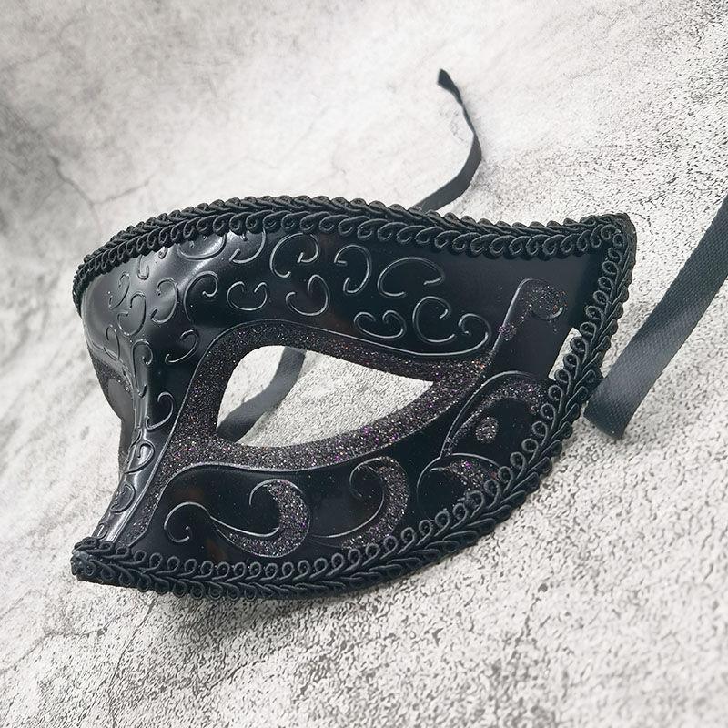 Halloween Cosplay Masks Adults Sexy Handsome Masquerade Mask Upper Half Face Mystery Birthday Party Decorations Costume Props