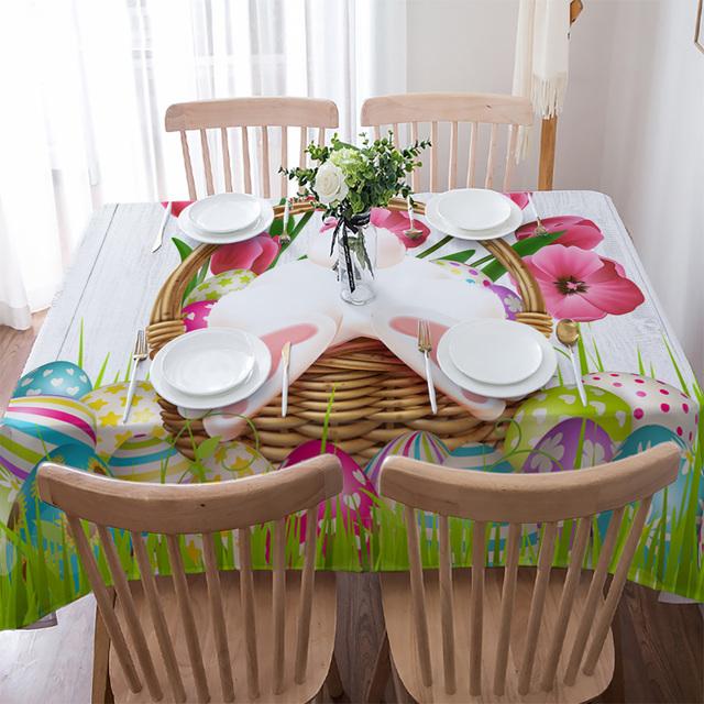 Christmas Snowflake Elk Tablecloth Antifouling Wedding Party Table Christmas Decoration Rectangular Coffee Table Tablecloth
