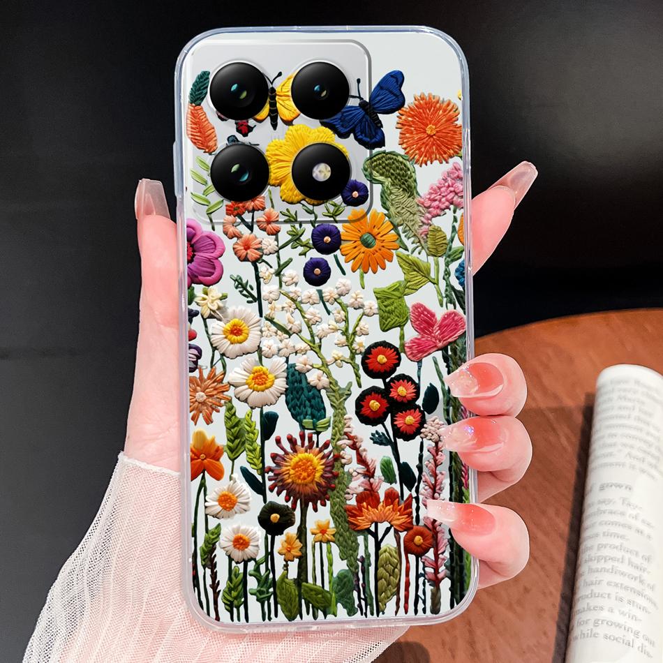 Case For Xiaomi 15T Pro Creative Funny Phone Shell For Xiaomi 15 T Transparent Soft Silicone Lightweight Protective Back Cover