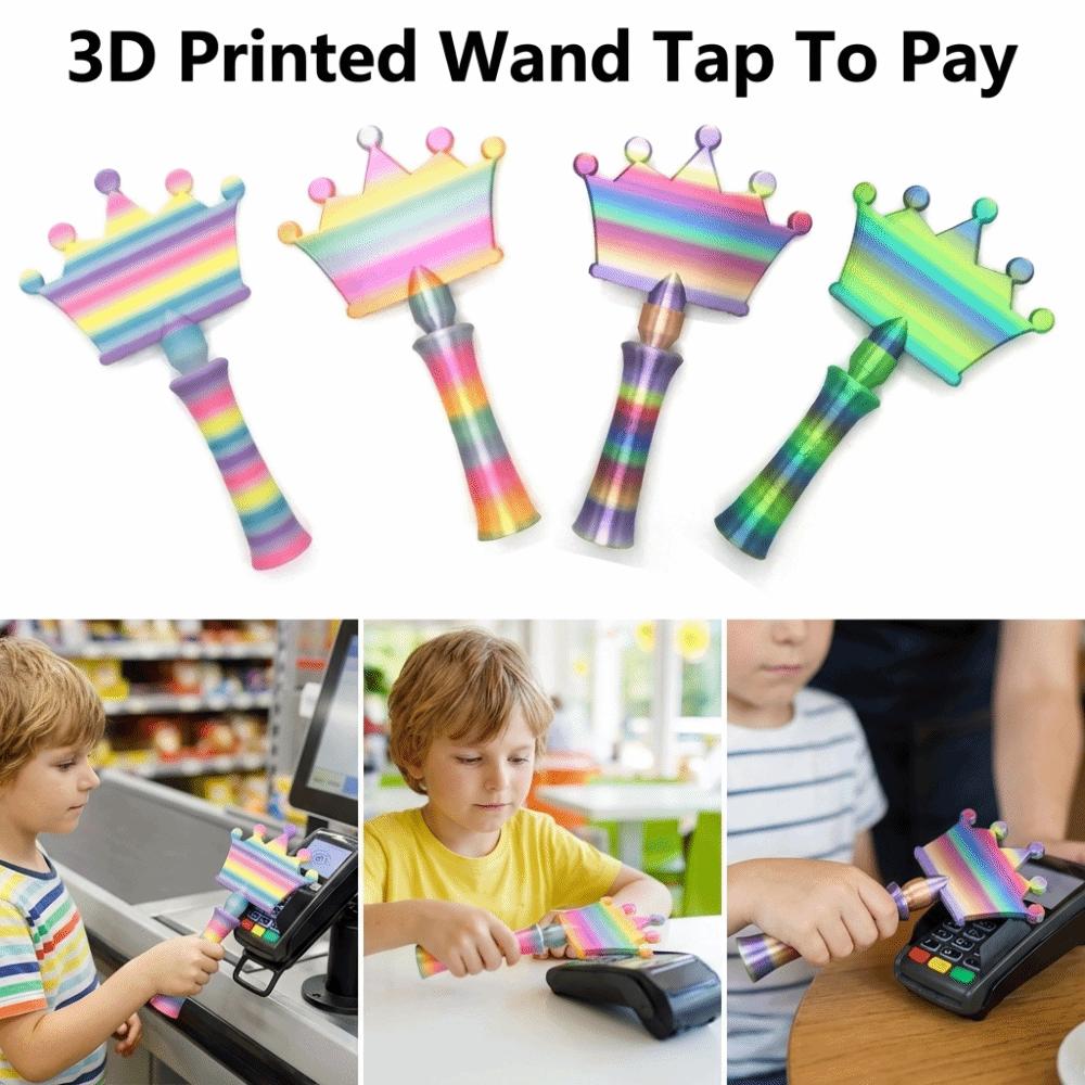 Portable Contactless Payment Sleeve Creative Magic Wand Holder Gift for Girls