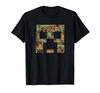 Minecraft Creeper Big Face Collage T-Shirt