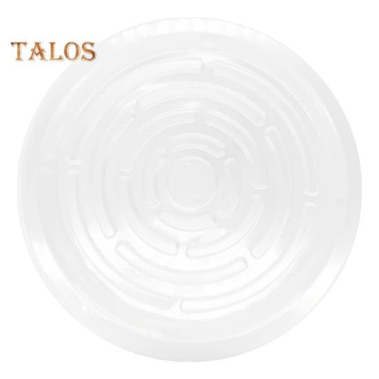 

10 шт. прозрачные пластиковые блюдца для растений, поддоны для капель круглой формы, не легко деформируются, прозрачные комнатные горшки для цветов, тарелка, тарелка 8Inch