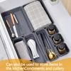 Drawer Organiser, Interlocking Drawer Dividers Plastic Storage Trays,8Pcs 3 Sizes Uncluttered Storage Drawer Tidy Trays Dividers
