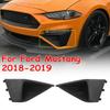 Pair of Front Bumper Air Vent Cover Left Right ABS Replacement for Ford Mustang 2018‑2020