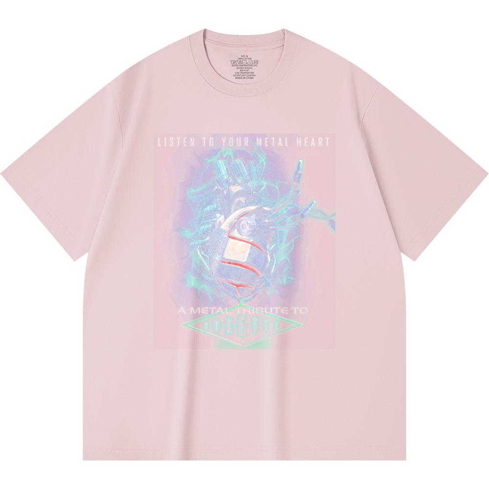 230 Gsm 100% Βαμβακερό T-Shirt Heavy Metal Μπάντα Ροκ Δημοφιλής Μουσική Εκτύπωση Unisex Βαμβακερό T-Shirt