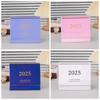 2025 2024-2025 Calendar 12-Month Standing Flip Calendar Simple Time Manegement Organizers  Gifts