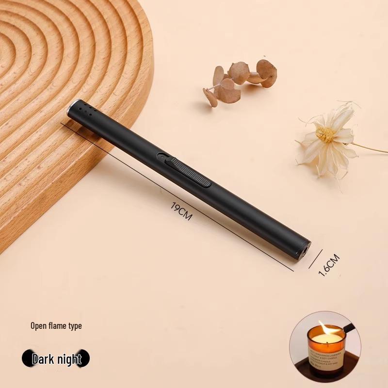 Aroma Candle Lighter: Rechargeable Electric Long-Handle Igniter for Incense & Fireworks.
