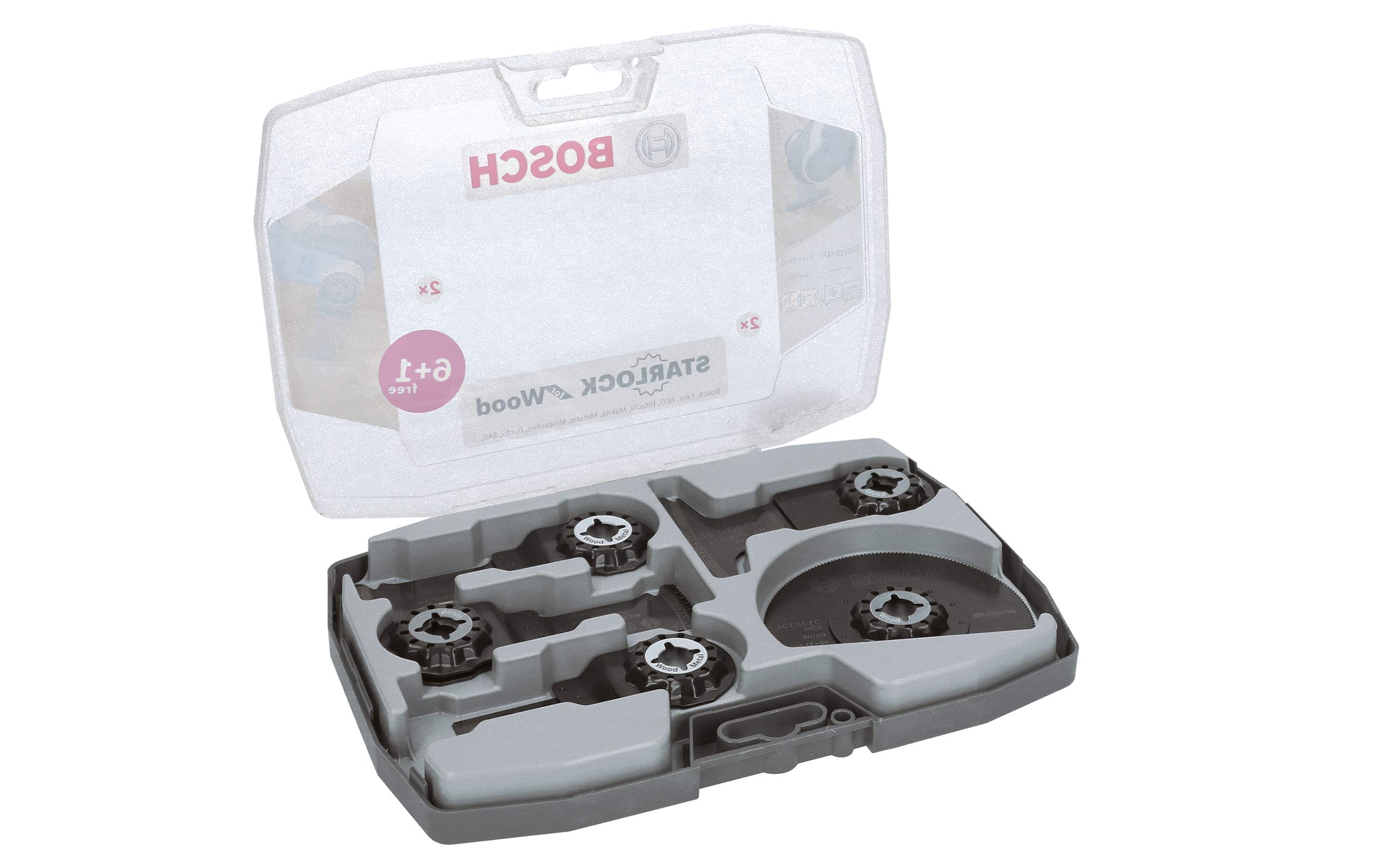 

Мультиінструмент BOSCH Best Selling Set for Cut and Sew Wood Specialty 2608664623 (Старлок)