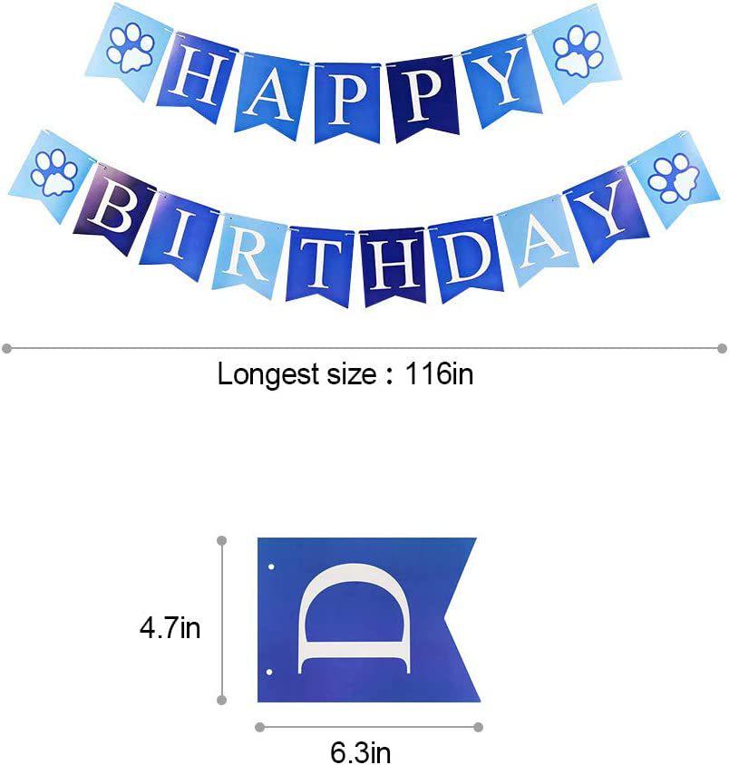 Pet Birthday Party Set: Dog Bandana, Banner & Hat
