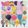 50 Hot Air Balloon Graffiti Cartoon Stickers for Kids - DIY Scooters, Luggage, Stationery
