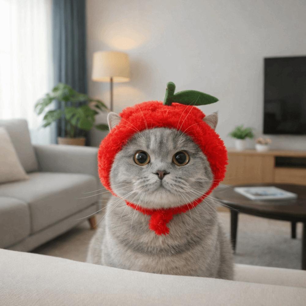 Funny Cartoon Cat Shark Headgear Cute Adjustable Pet Cosplay Head Wear Fish Shape Warm Cat Decorative Hat Gift