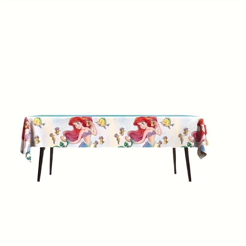 Disney Mermaid Princess Party Tablecloth Princess Themed Decoration Family Gatherings and Picnics Holiday Parties