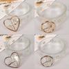 Sophisticated Plastic Transparent Waist Band In Heart And Round Designs For Outfits Chic