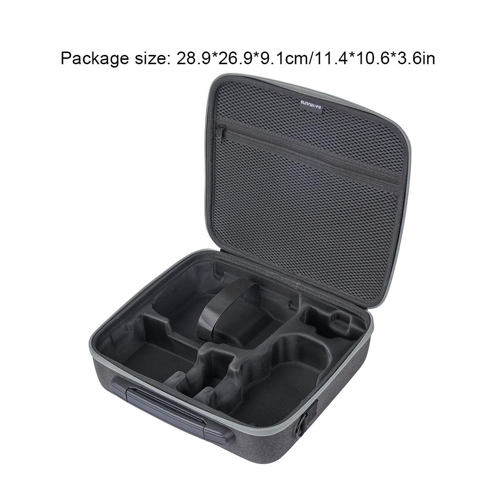 

Carrying Case for DJI Mini 5 Pro Storage Bag Drone Accessories Hard Shell Box for Mini5 Pro Snowflake Cloth Splash-proof Handbag світло-сірого кольору