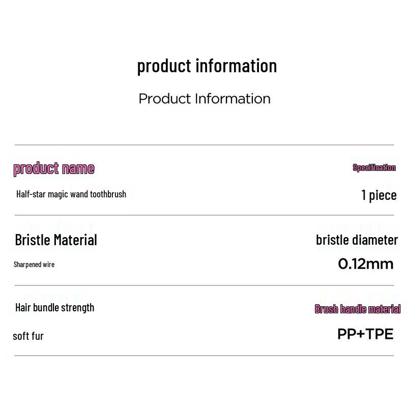 Canban Star Magic Wand Soft Toothbrush (4-Pack)