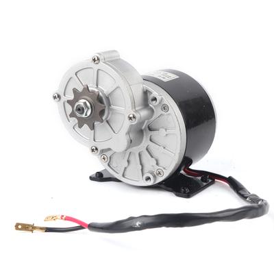 Ηλεκτρικός κινητήρας μείωσης γραναζιών 12V 250W με μειωτήρα κινητήρων συνεχούς ρεύματος 9 δοντιών με βουρτσισμένο γρανάζια για E?ποδήλατο