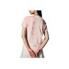 Saucony Nathan Bell Series Fashion Simple Pullover Short Sleeve T-Shirt Women Tops Pink SA1259ST42C-PR244