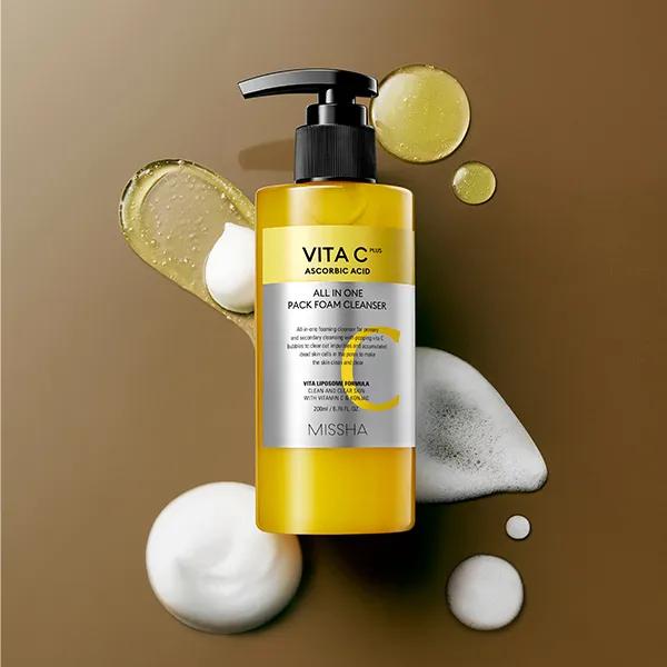 

[Missha] Vita C Plus All-in-one Pack Пенка для умывания 200 мл