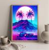 Wall Art Canvas For Living Room Home Bedroom Study Dorm Decoration Prints Synthwave Retro Electro Poster