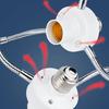 Adjustable 3/4/5/6 in 1 E27 Splitter Socket Adapter E27 Standard LED Bulbs
