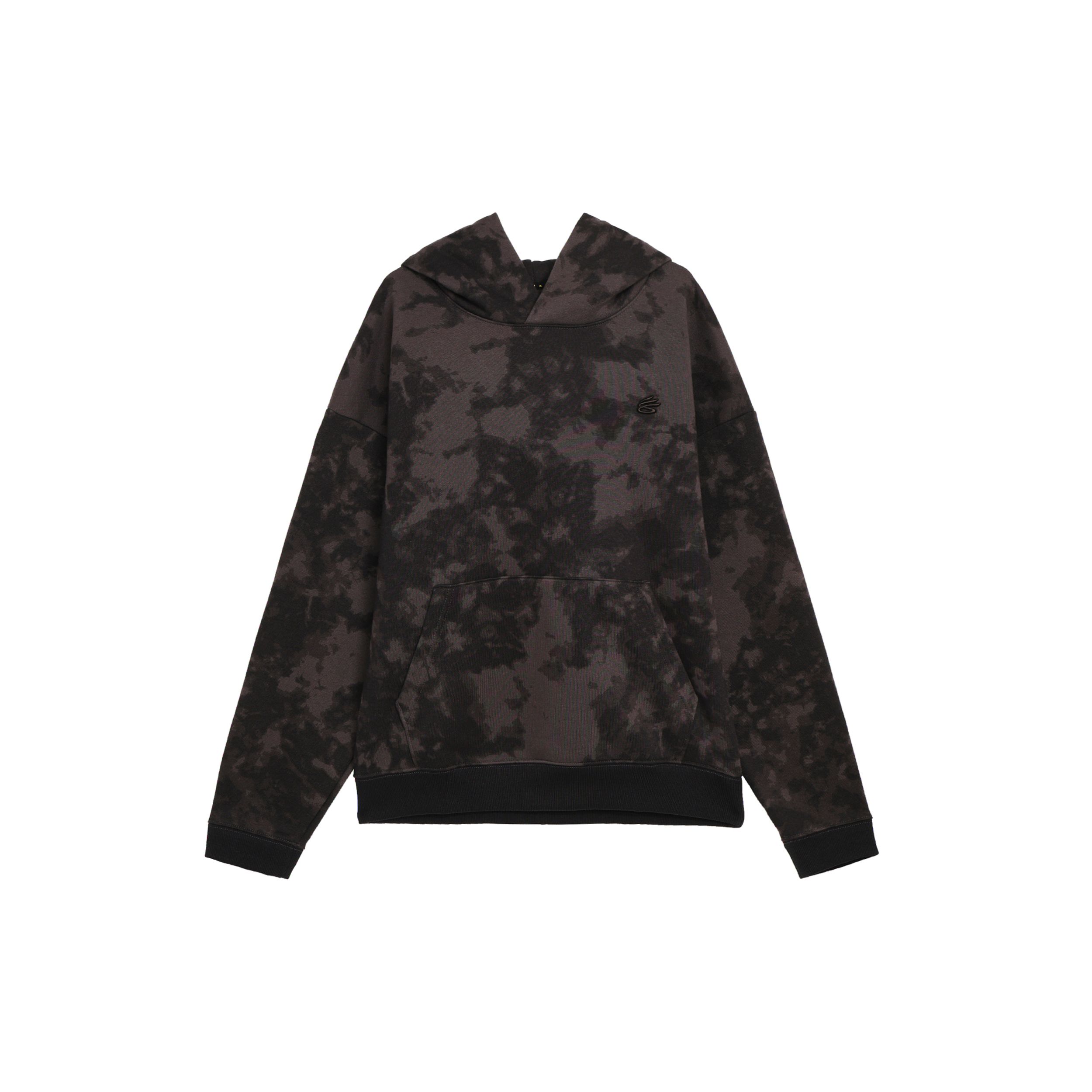 

Повседневная толстовка с капюшоном Under Armour Tie-Dye, свободные мужские топы, черный, серый 1380326-010 XL