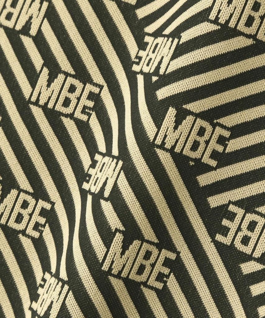 Master Bunny Short Sleeve High Neck Shirt Golf Undershirt X Black 4 Men's (Striped) / / 758-5167305 040_Beige [M]