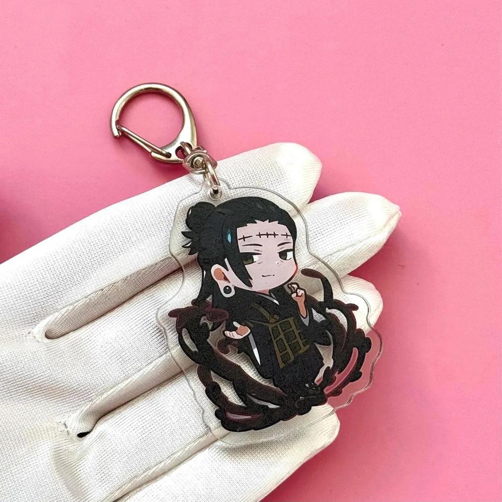 Acrylic Keychains for Jjk Yuta Okkotsu Kenjaku Ryomen Sukuna Chibi Version Decoration Pendant Anime Key Buckle Exquisite Gift