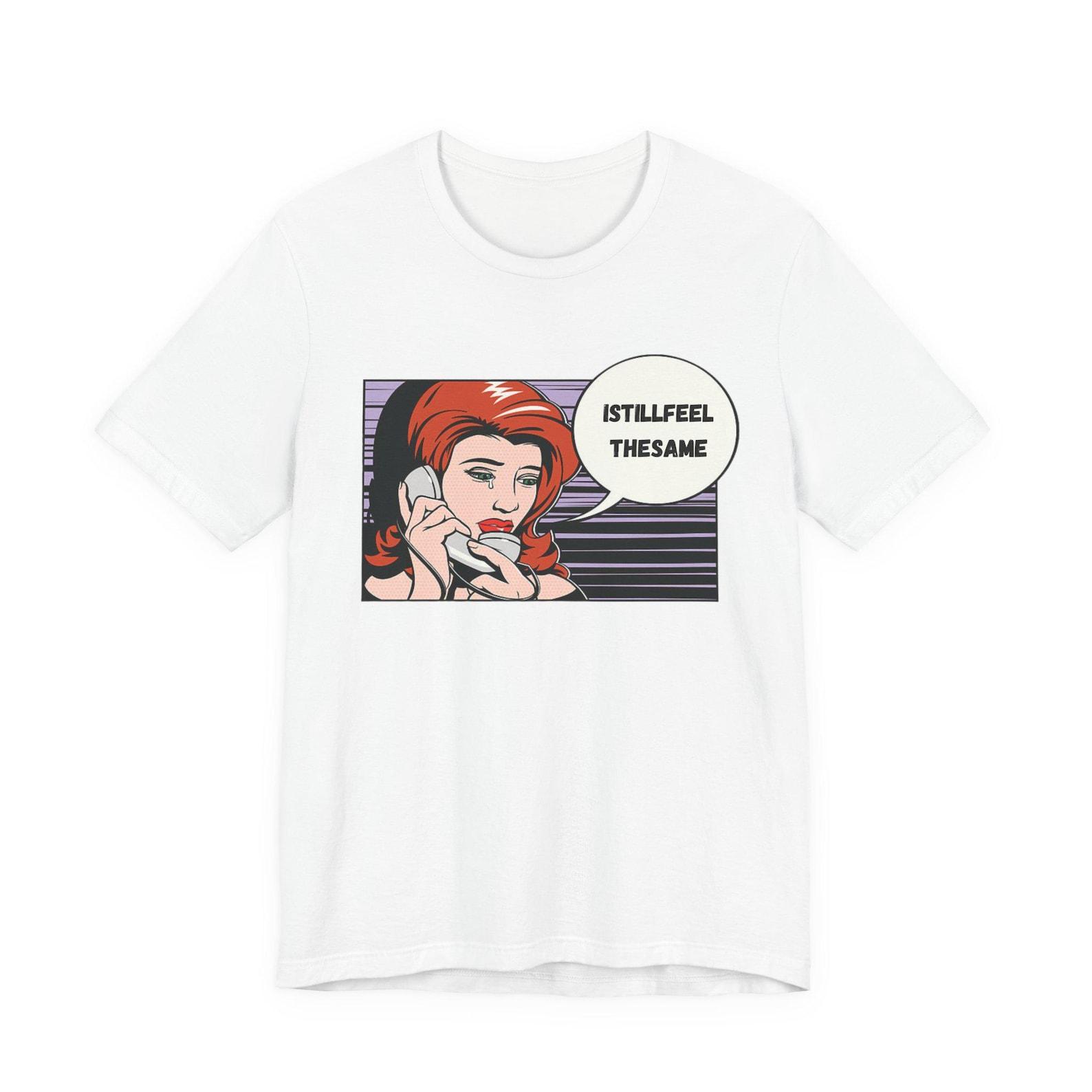 5SOS Retro Pop Art Woman Phone Graphic Tee | I Still Feel The Same 4XL