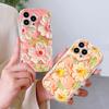 Søt tegneseriemønster kremteksturhylster Bølget kant mykt silikondeksel Telefondeksel til Xiaomi Redmi