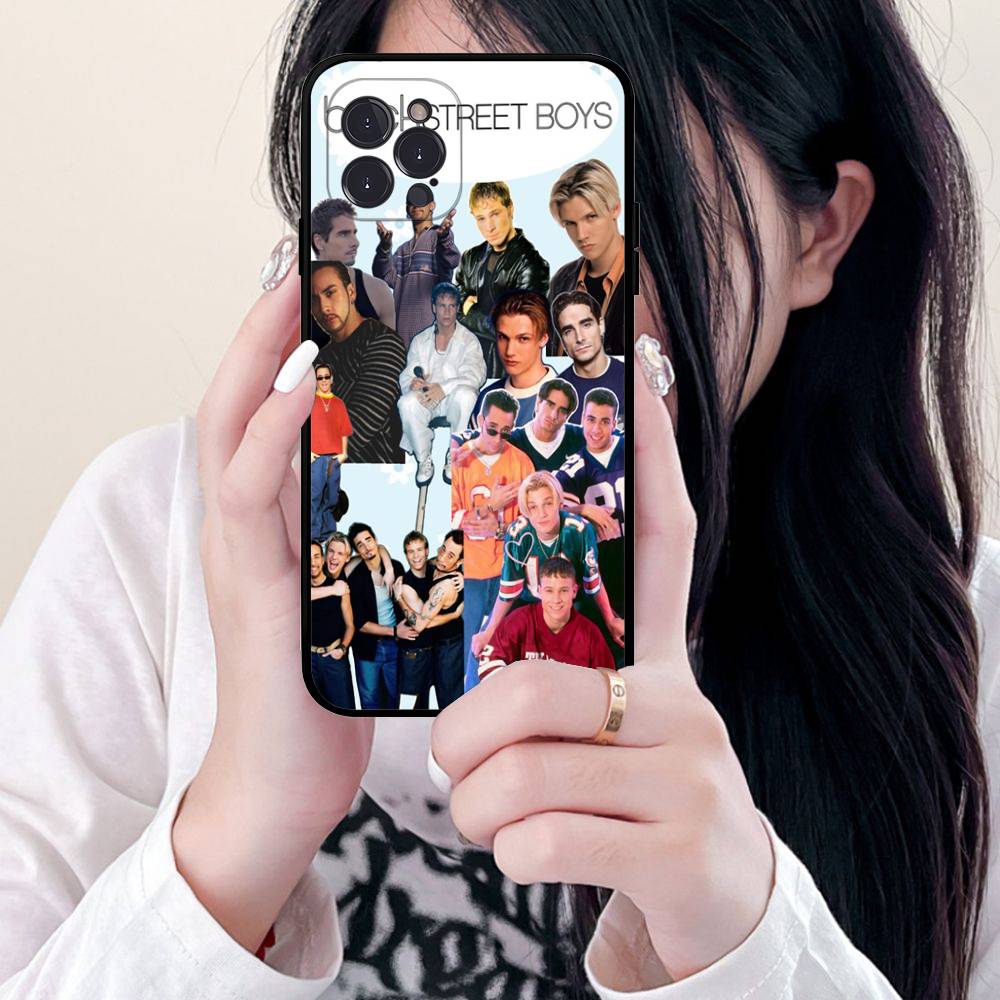 

Popular Band B-Backstreet BoyS Black Soft Phone Case For IPhone 16 15 14 13 11 12 17 Pro Max Mini Plus iPhone 17 Air