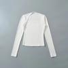 Hot Girl Square Neck Off-Shoulder Slimming Long Sleeve Top for Women