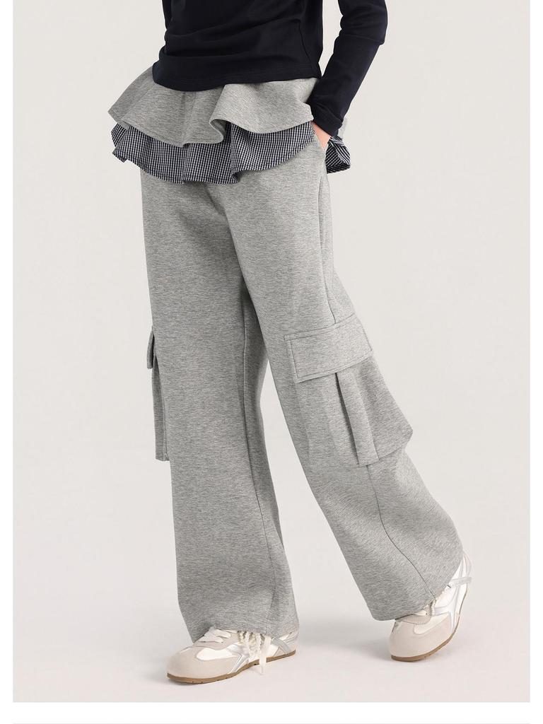 Tao Town Girls' 2025 Stylish Two-Piece Look Jumpsuit for Autumn/Spring