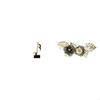 Resin Metal Artistry Musical Flower Note Sculpture Creative Tabletop And Wall Ornament for Home