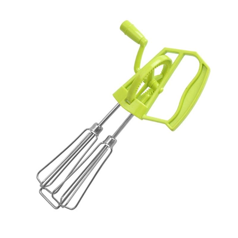 Q1JB Rotating Balloon Wire Whisks Practical and Easy To Use Manual Eggs Beaters