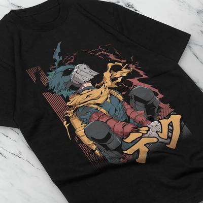 Camiseta Deku Izuku Midoriya Camisetas de Anime Todas las Tallas Camisetas Gráficas Camiseta Oversize Ropa de Mujer Moda Moda