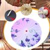 Chinese Oiled Paper Umbrella Classical Dance Silk Antique Oriental Parasol Decorative for