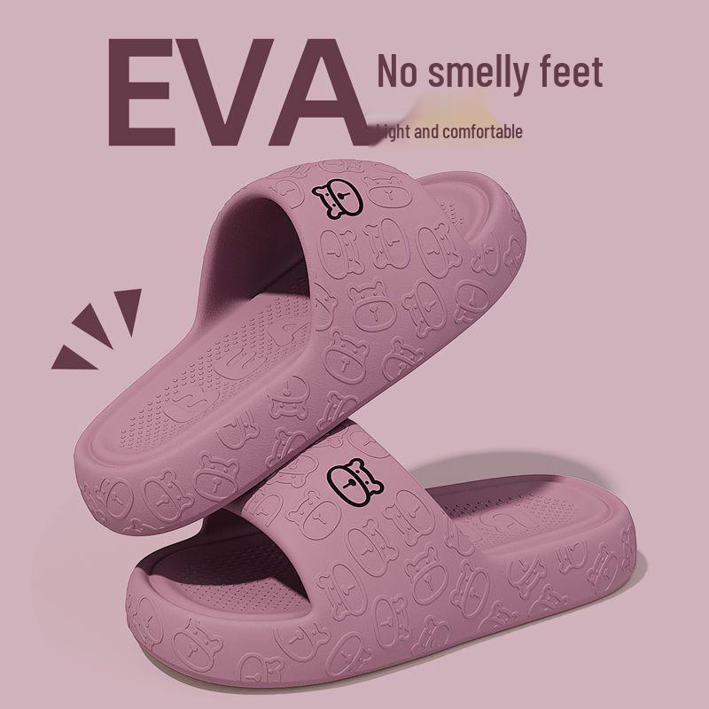 Buy One Get One Free: Women's Non-Slip, Odor-Resistant Summer Slippers - Silent EVA Design for Couples.