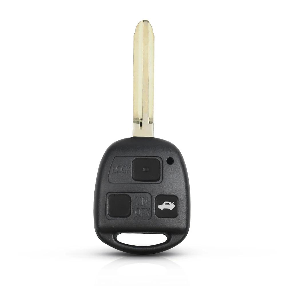 2/3 Buttons Modified Flip Car Key Shell For Toyota Camry Land Cruser 120 Prado Avensis Tarago Rav4 For Lexus Rx330 Toy43