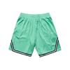 Anta Color Block Crazy Fire Breathable Mid Waist Straight Basketball Shorts Men Shorts Bright-Green 152131214-3