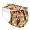 30PC Christmas Print  for  Face Mask Disposable Earloop Mask