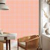 Wallpaper Fabric Pattern Peach, White and Coral 50x1000