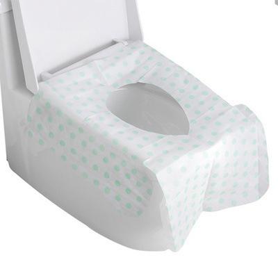 Taşınabilir Tek Kullanımlık Banyo Kağıt Klozet Kapakları Kamp Loo Wc Bakteri geçirmez Kapak Seyahat için Tek Kullanımlık Klozet Minderi