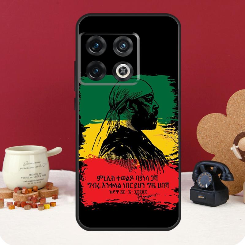 Emperor Menelik Ii Of Ethiopia Adwa Cover For OnePlus 13 12 11 13R 12R 10 Pro 8T 10T OnePlus Nord CE 4 3 2 Lite N30 N20 N10 Case