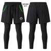 Mens Quick-Dry Surf Swim Trunks With Hidden Pocket 9/10 Length High-Elasticity Boardshorts Swimming Diving