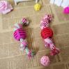 Sugar Shape Dog Toys Puppy Double Cotton Chew Knot Dog Toy Pet Dogs Clean Teeth Durable Braided Bone Rope Dog Toys Pet Supplies