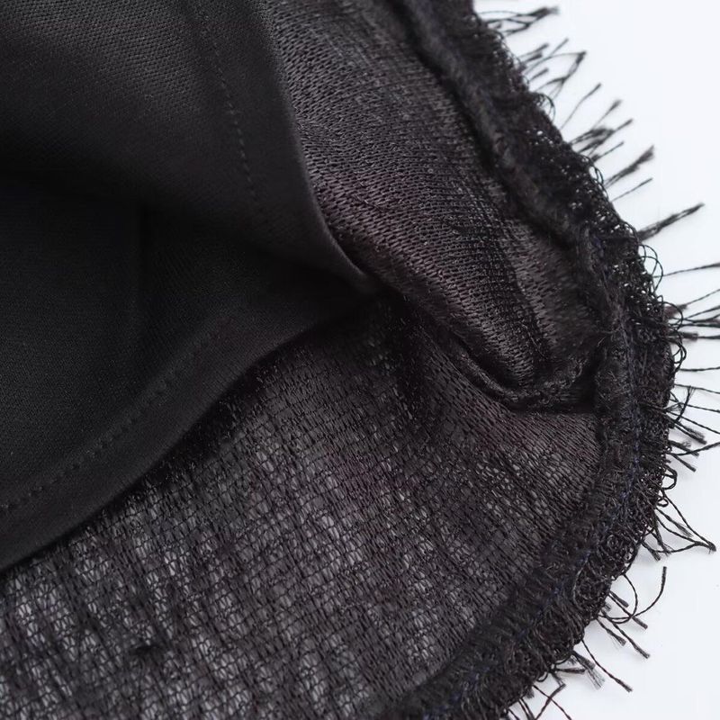 Kaslead New Arrival Women's Clothing Fashion Style Fashion Minimalist Tassel Sleeveless with Lining Dress