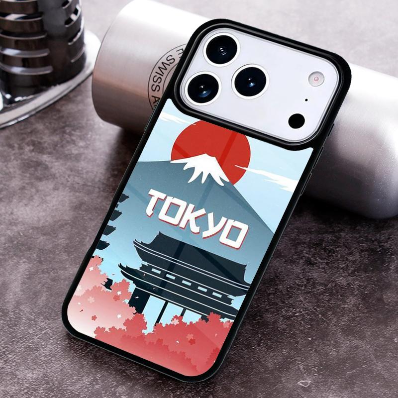 Japanese art Mount Fuji Phone Case for iPhone 17 16 15 Pro Max Air 14 13 12 11 Plus Shockproof Cover